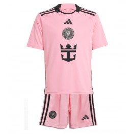 Inter Miami Thuis tenue Kids 2024-25 Korte Mouw (+ Korte broeken)
